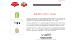 Desktop Screenshot of embutidos-collell.com